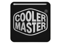 Cooler Master 1"x1" Badge de boîtier bombé effet chromé / Logo autocollant