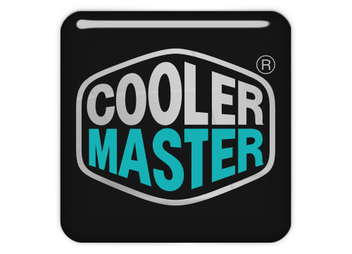 Cooler Master Color 1"x1" Badge/autocollant pour boîtier bombé effet chromé