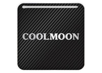 Coolmoon 1"x1" Chrome Effect Domed Case Badge / Sticker Logo