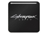 Cyberpunk 2077 Video Gaming 1"x1" Chrome Effect Domed Case Badge / Sticker Logo