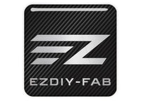 EZDIY-FAB 1"x1" Chrome Effect Domed Case Badge / Sticker Logo