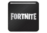 Fortnite Video Gaming 1"x1" Chrome Effect Domed Case Badge / Sticker Logo