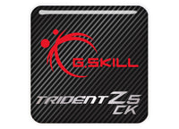 G.Skill Trident Z5 CK DDR5 RAM 1"x1" Chrome Effect Domed Case Badge / Sticker Logo