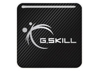 Insignia/logotipo adhesivo de caja abovedada con efecto cromado de 1"x1" de G.Skill