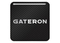 Gateron 1"x1" Chrome Effect Domed Case Badge / Sticker Logo