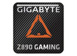 Gigabyte Z890 Gaming Motherboard 1"x1" Chrome Effect Domed Case Badge / Sticker Logo