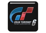 Gran Turismo 6 GT6 Video Gaming 1"x1" Chrome Effect Domed Case Badge / Sticker Logo
