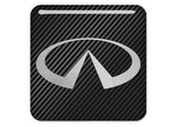 Infiniti 1"x1" Chrome Effect Domed Case Badge / Sticker Logo