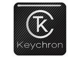 Keychron 1"x1" Chrome Effect Domed Case Badge / Sticker Logo