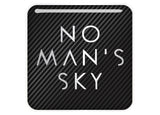 No Mans Sky Video Gaming 1"x1" Chrome Effect Domed Case Badge / Sticker Logo