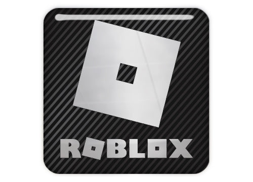 Roblox Video Gaming 1"x1" Chrome Effect Domed Case Badge / Sticker Logo