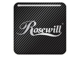 Rosewill 1"x1" Chrome Effect Domed Case Badge / Sticker Logo