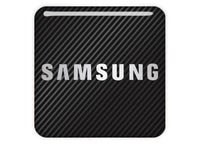 Samsung 1"x1" Chrome Effect Domed Case Badge / Sticker Logo