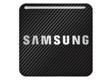 Samsung 1"x1" Chrome Effect Domed Case Badge / Sticker Logo