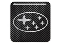 Subaru 1"x1" Chrome Effect Domed Case Badge / Sticker Logo