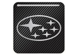 Subaru 1"x1" Chrome Effect Domed Case Badge / Sticker Logo