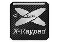 X-Raypad 1"x1" Chrome Effect Domed Case Badge / Sticker Logo