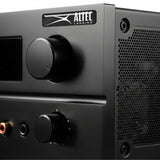 Insignia/logotipo adhesivo de caja abovedada con efecto cromado de Altec Lansing de 2"x0,5"