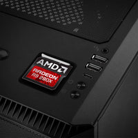 AMD Radeon R9 280X 1"x1" Chrome Effect Domed Case Badge / Sticker Logo