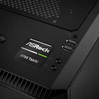 ASRock Z790 Taichi Motherboard 1"x1" Chrome Effect Domed Case Badge / Sticker Logo