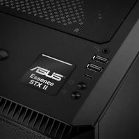 Asus Essence STX II 1"x1" Badge de boîtier bombé effet chromé / Logo autocollant