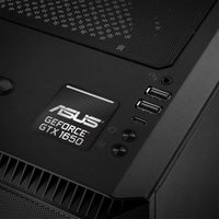 Asus GeForce GTX 1650 1"x1" Badge de boîtier bombé effet chrome / Logo autocollant