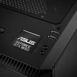 Asus GeForce GTX 1650 1"x1" Badge de boîtier bombé effet chrome / Logo autocollant