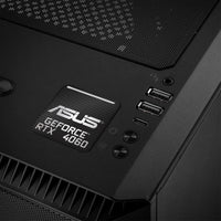 Asus GeForce RTX 4060 1"x1" Insignia de caja abovedada con efecto cromado / Logotipo adhesivo