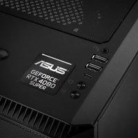 ASUS GeForce RTX 4080 SUPER 1"x1" Chrome Effect Domed Case Badge / Sticker Logo