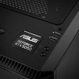 Asus GeForce RTX 5050 1"x1" Chrome Effect Domed Case Badge / Sticker Logo