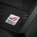 Asus Republic of Gamers ROG 1"x1" Badge de boîtier bombé effet chromé / Logo autocollant
