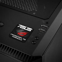 ASUS ROG Crosshair VIII Formula 1"x1" Badge de boîtier bombé effet chromé / Logo autocollant
