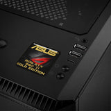 Asus ROG GTX 980 Ti Gold Edition 1"x1" Badge de boîtier bombé effet chromé / Logo autocollant