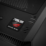 Asus ROG RYUO 240 1"x1" Badge de boîtier bombé effet chromé / Logo autocollant
