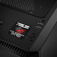 Asus ROG Striker GTX 760 1"x1" Chrome Effect Domed Case Badge / Sticker Logo