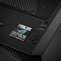 ASUS ROG THOR 1200W PLATINUM III Power Supply 1"x1" Chrome Effect Domed Case Badge / Sticker Logo