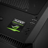 Avexir Vert Tesla 1"x1" Chrome Effet Dôme Case Badge / Autocollant Logo