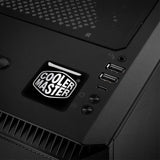 Cooler Master 1"x1" Badge de boîtier bombé effet chromé / Logo autocollant