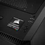 Corsair Dominator Platinum DDR5 RGB RAM 1"x1" Chrome Effect Domed Case Badge / Sticker Logo