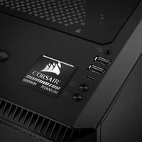 Corsair Dominator Titanium DDR5 RAM 1"x1" Chrome Effect Domed Case Badge / Sticker Logo