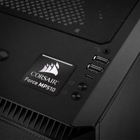Corsair Force MP510 SSD 1"x1" Chrome Effect Domed Case Badge / Sticker Logo