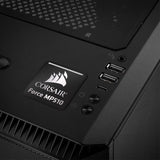 Corsair Force MP510 SSD 1"x1" Chrome Effect Domed Case Badge / Sticker Logo