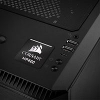 Corsair MP400 SSD 1"x1" Chrome Effect Domed Case Badge / Sticker Logo