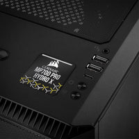 Corsair MP700 PRO HYDRO X SSD 1"x1" Chrome Effect Domed Case Badge / Sticker Logo