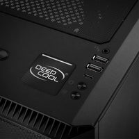 Deepcool 1 "x 1" Badge de boîtier en forme de dôme effet chromé / Logo autocollant