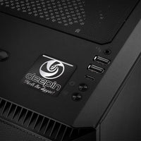 Deepin 1"x1" Chrome Effect Domed Case Badge / Sticker Logo