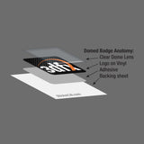 AMD Radeon R9 290 1"x1" Chrome Effect Domed Case Badge / Sticker Logo