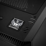 EVGA Gaming 1"x1" Badge de boîtier bombé effet chromé / Logo autocollant