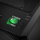 EVGA GeForce GTX 1650 1"x1" Badge de boîtier bombé effet chromé / Logo autocollant