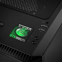 EVGA GeForce GTX 1660 Ti 1"x1" Badge de boîtier bombé effet chromé / Logo autocollant